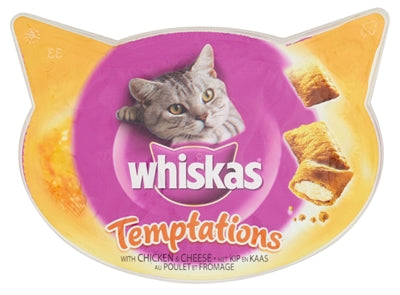 Whiskas Snack Temptations Kip / Kaas