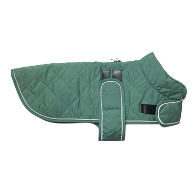 Hondenjas Go Walk Quilted Classic - teal groen