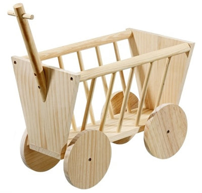 Houten bolderwagen