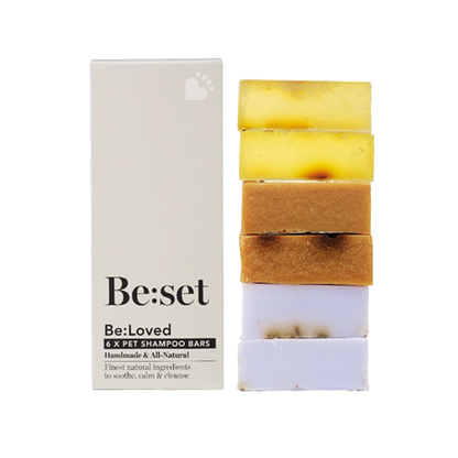 Natuurlijke hondenshampoo bar cadeau set - 6x 55 gram