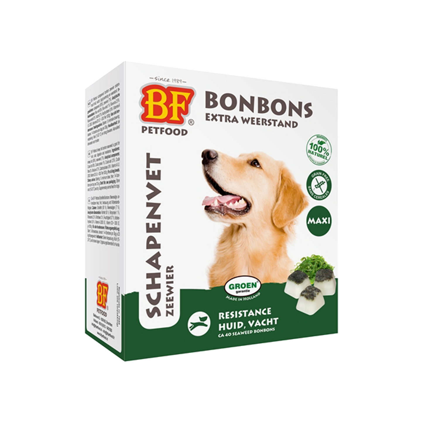 Bf Petfood | Schapenvet maxi bonbons zeewier