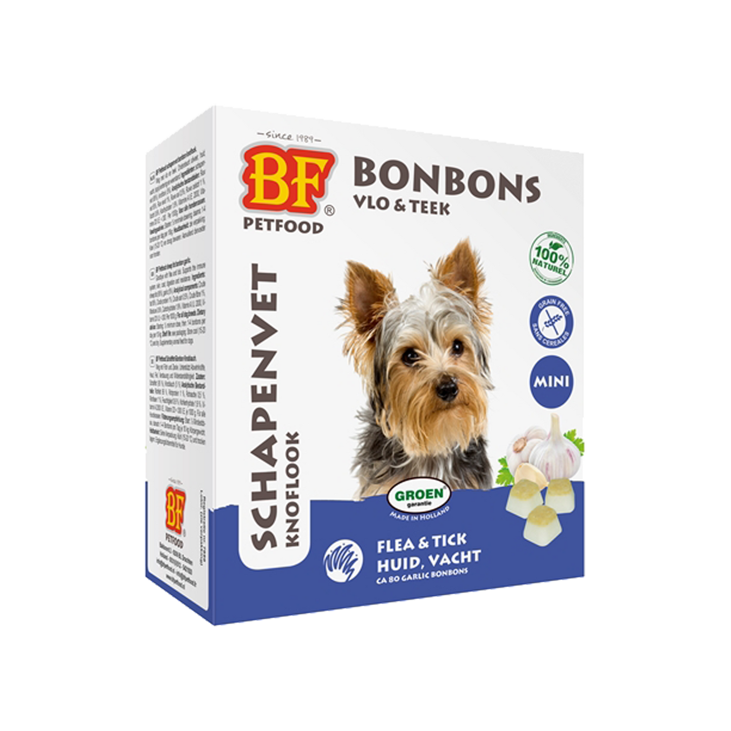 Bf Petfood | Schapenvet mini bonbons knoflook