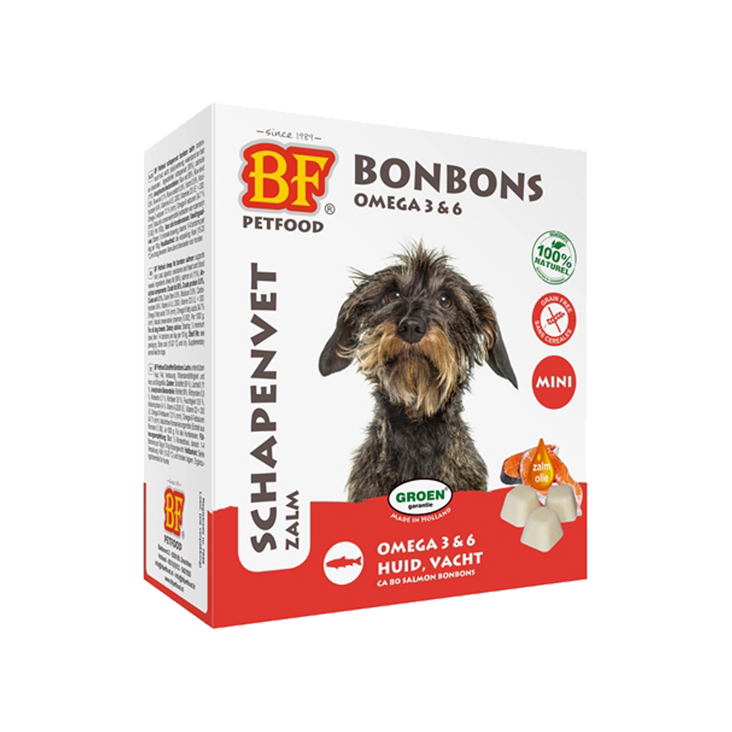 Bf Petfood | Schapenvet mini bonbons zalm