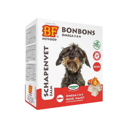 Bf Petfood | Schapenvet mini bonbons zalm