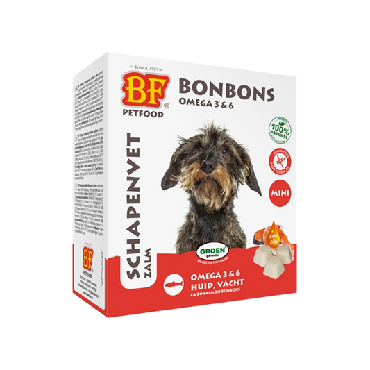 Bf Petfood | Schapenvet mini bonbons zalm