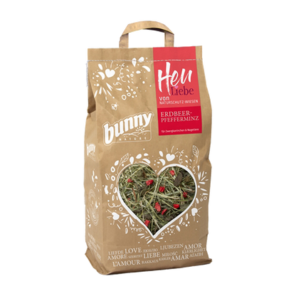 Bunny Nature | Hooi met aardbei en pepermunt - 100 gr