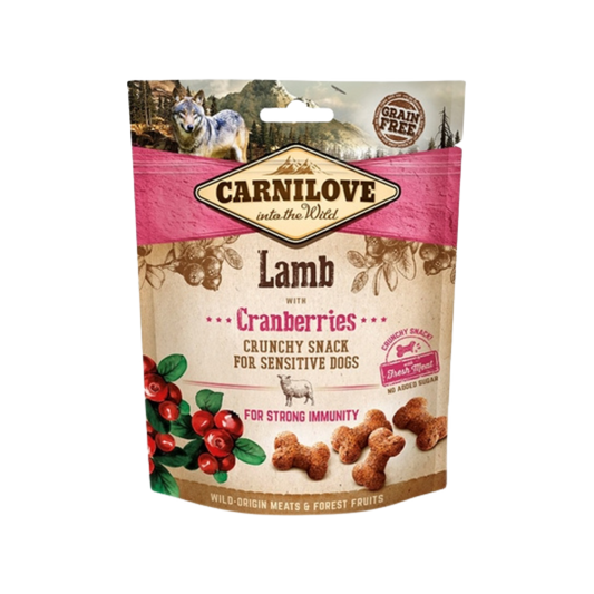 Carnilove Crunchy Snack Lam / Cranberries - 200 gram