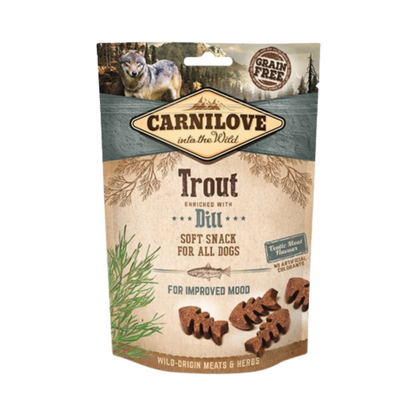 Carnilove Soft Snack Forel / Dille - 200 gram