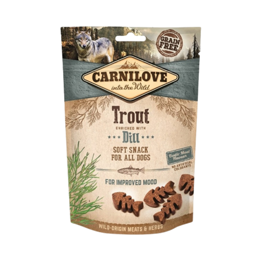 Carnilove Soft Snack Forel / Dille - 200 gram