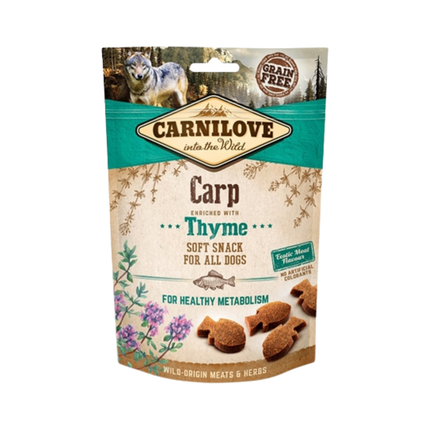 Carnilove Soft Snack Karper / Tijm - 200 gram