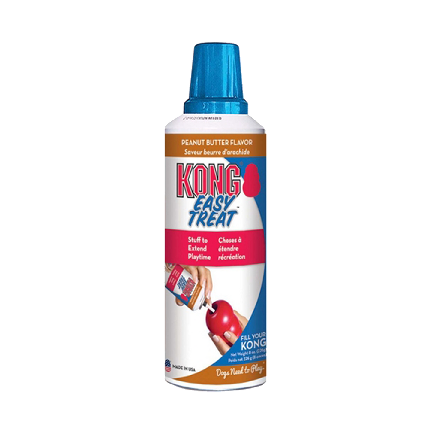 Kong classic met Easy Treat Pindakaas