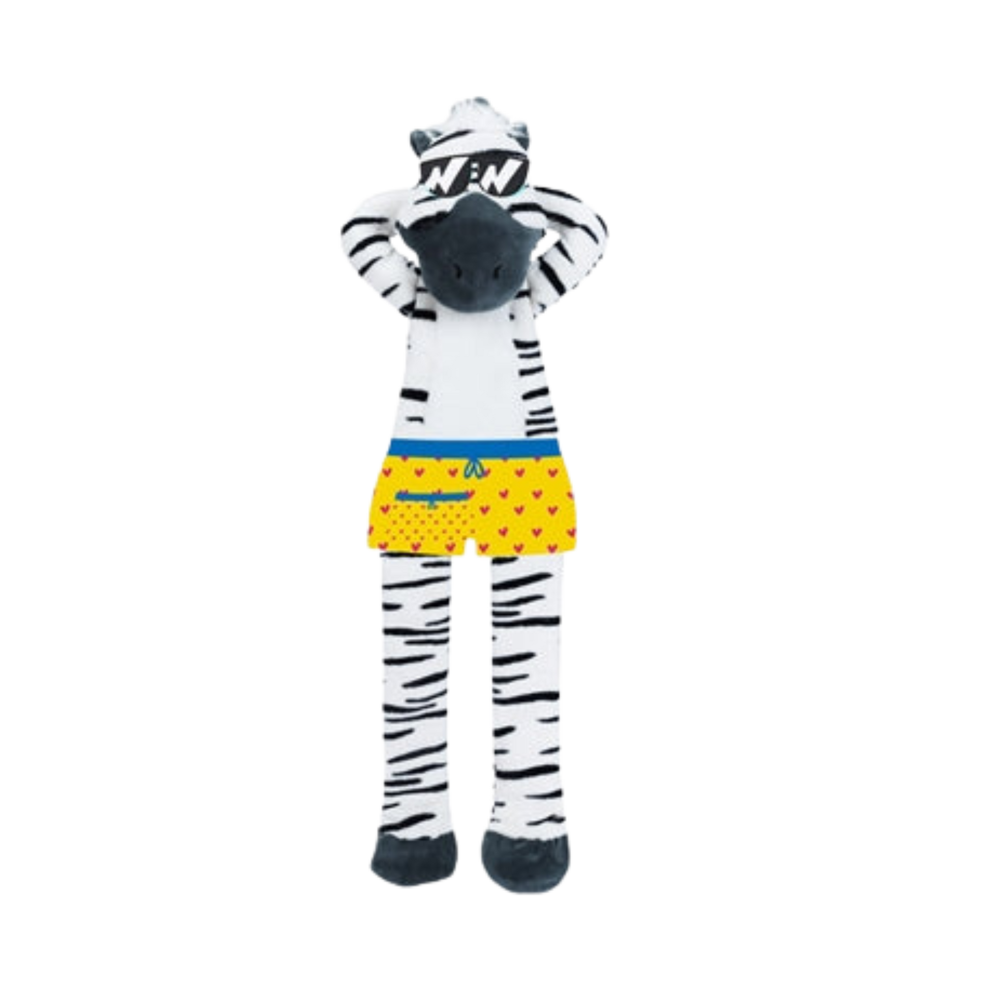 Hondenspeelgoed knuffel ZEBRA 