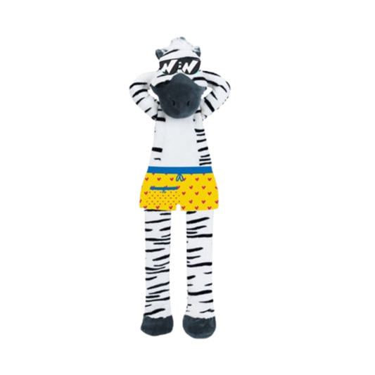 Hondenspeelgoed knuffel ZEBRA 