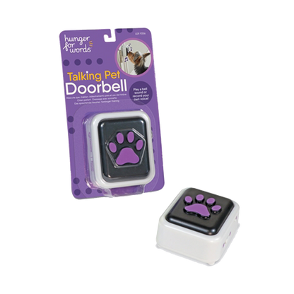 Hunger For Words | Talking pet doorbell