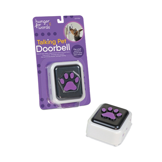 Hunger For Words | Talking pet doorbell