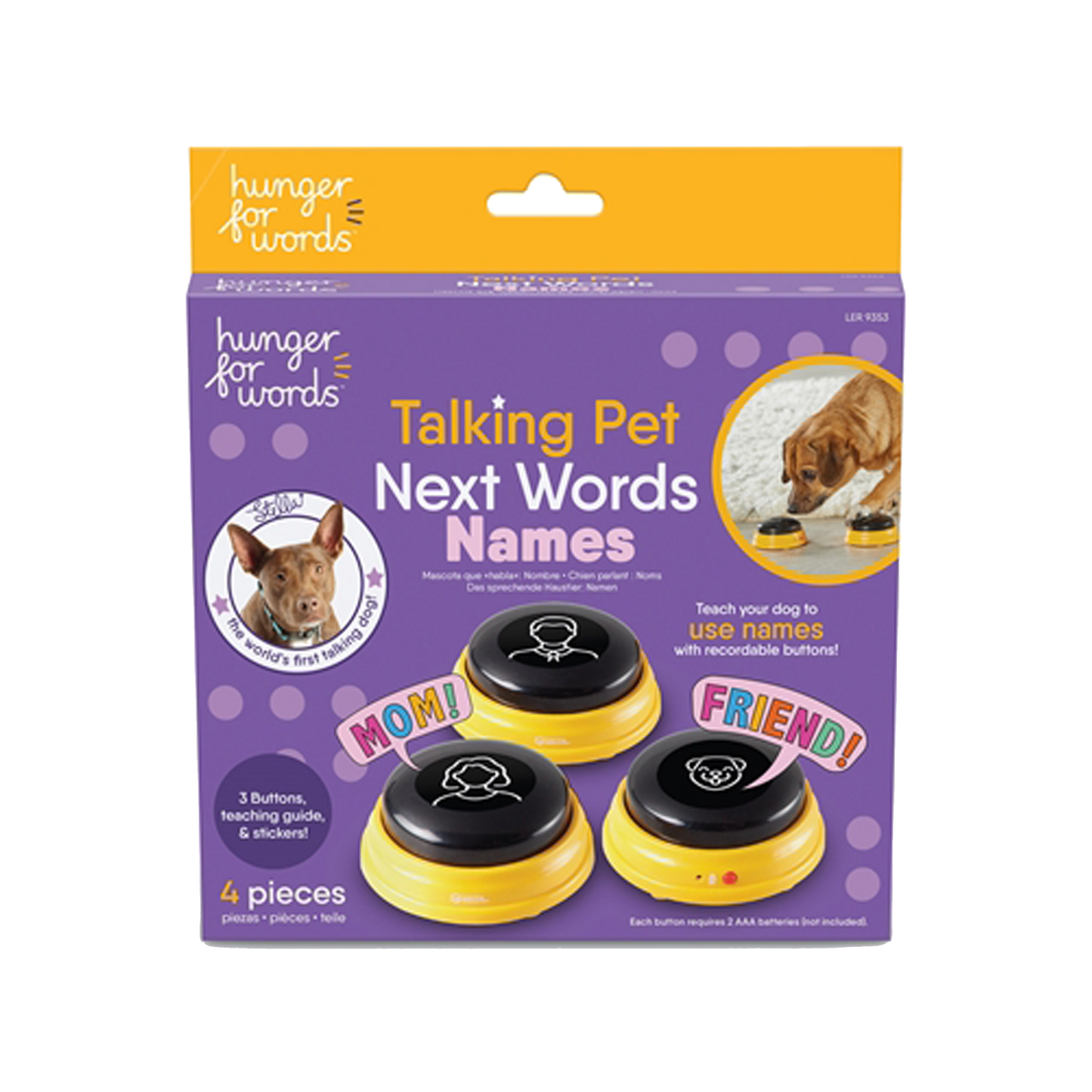 Hunger For Words | Talking pet next words names