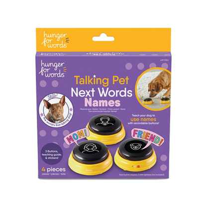 Hunger For Words | Talking pet next words names