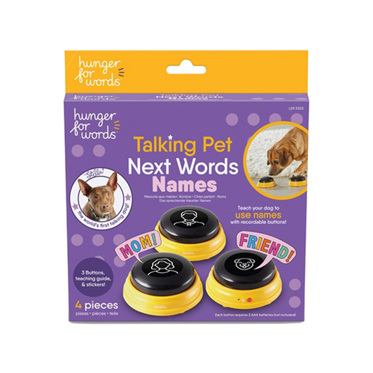 Hunger For Words | Talking pet next words names