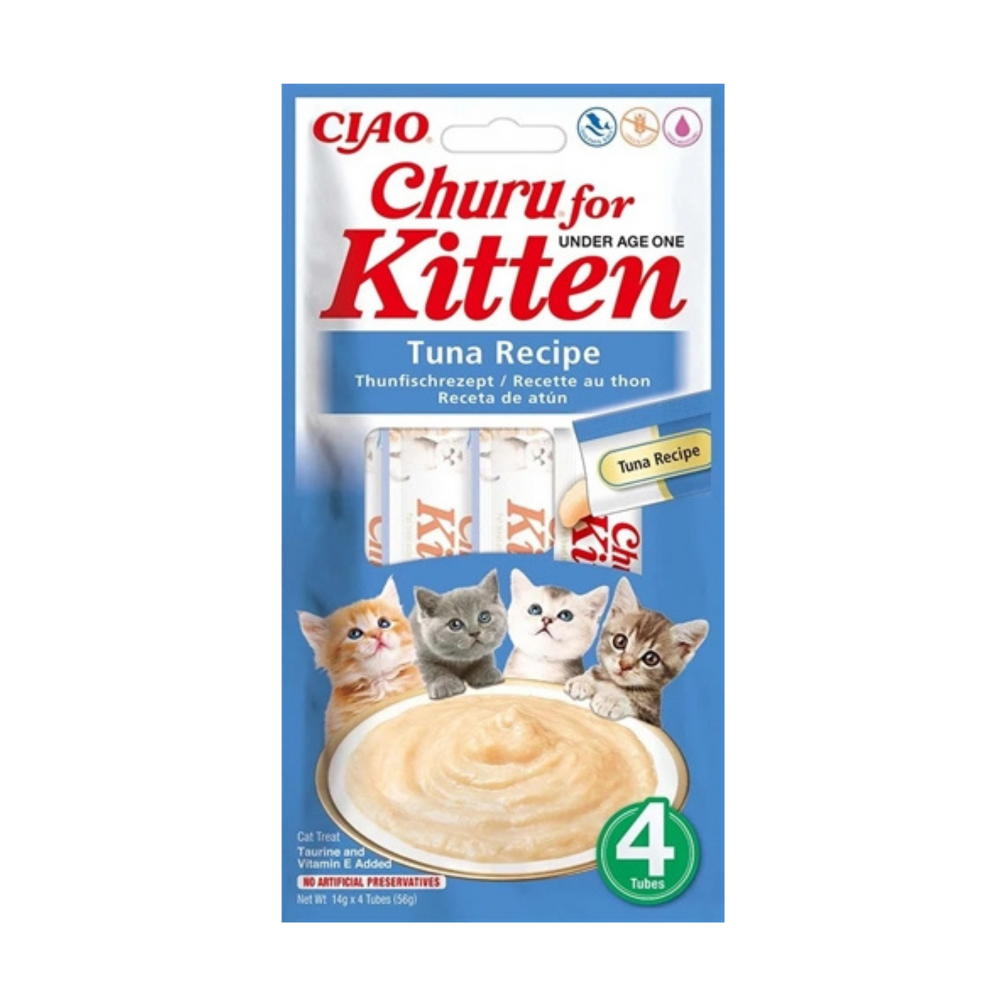 Inaba Churu Kitten Tuna Recipe - 4x14 gram