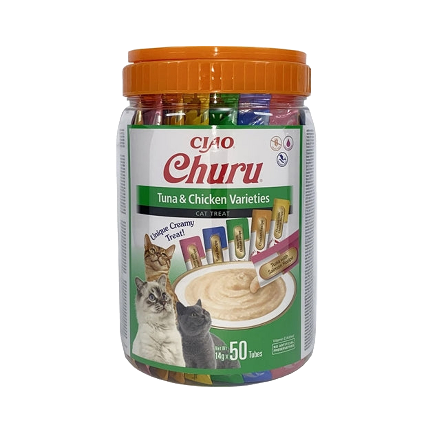 Inaba Churu Multipack Tuna & Chicken Varieties/ tonijn en kip combinatie