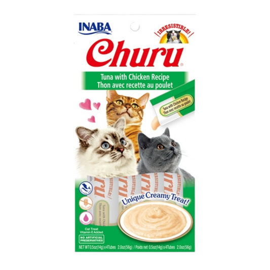 Inaba Churu Tuna / Chicken - 4x 14 gram