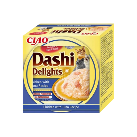 Inaba Dashi Delights Chicken With Tuna - 70 gram