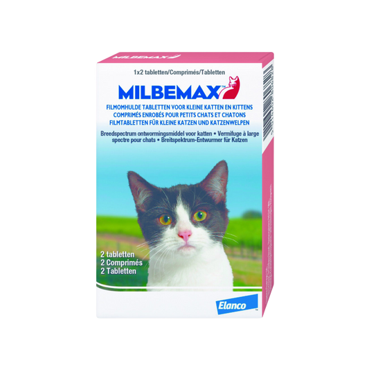 Milbemax Ontworming Kleine Kat / Kitten - 2 tabletten