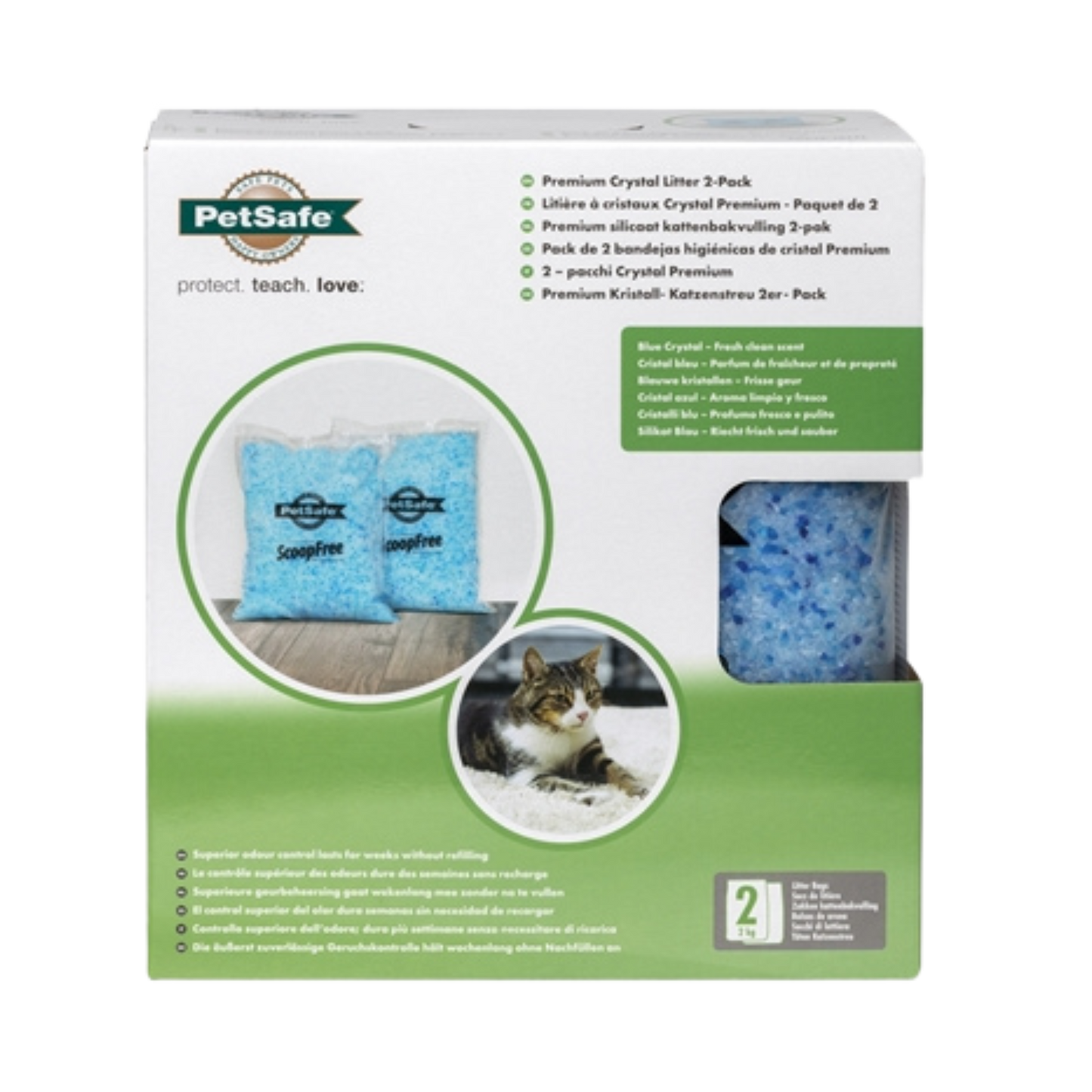 Petsafe premium silicaat kattenbakvulling - 2 stuks