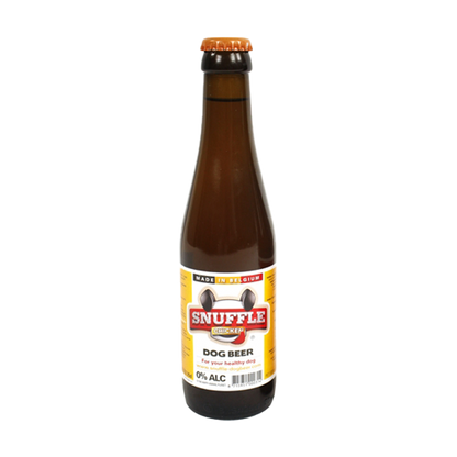 Snuffle | Hondenbier kipsmaak in glazen fles