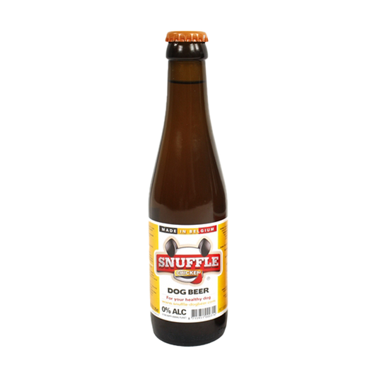 Snuffle | Hondenbier kipsmaak in glazen fles