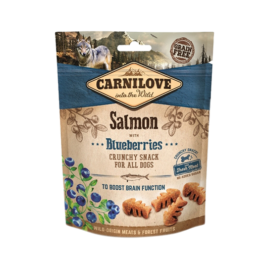 Carnilove | Crunchy snack zalm/blauwe bes