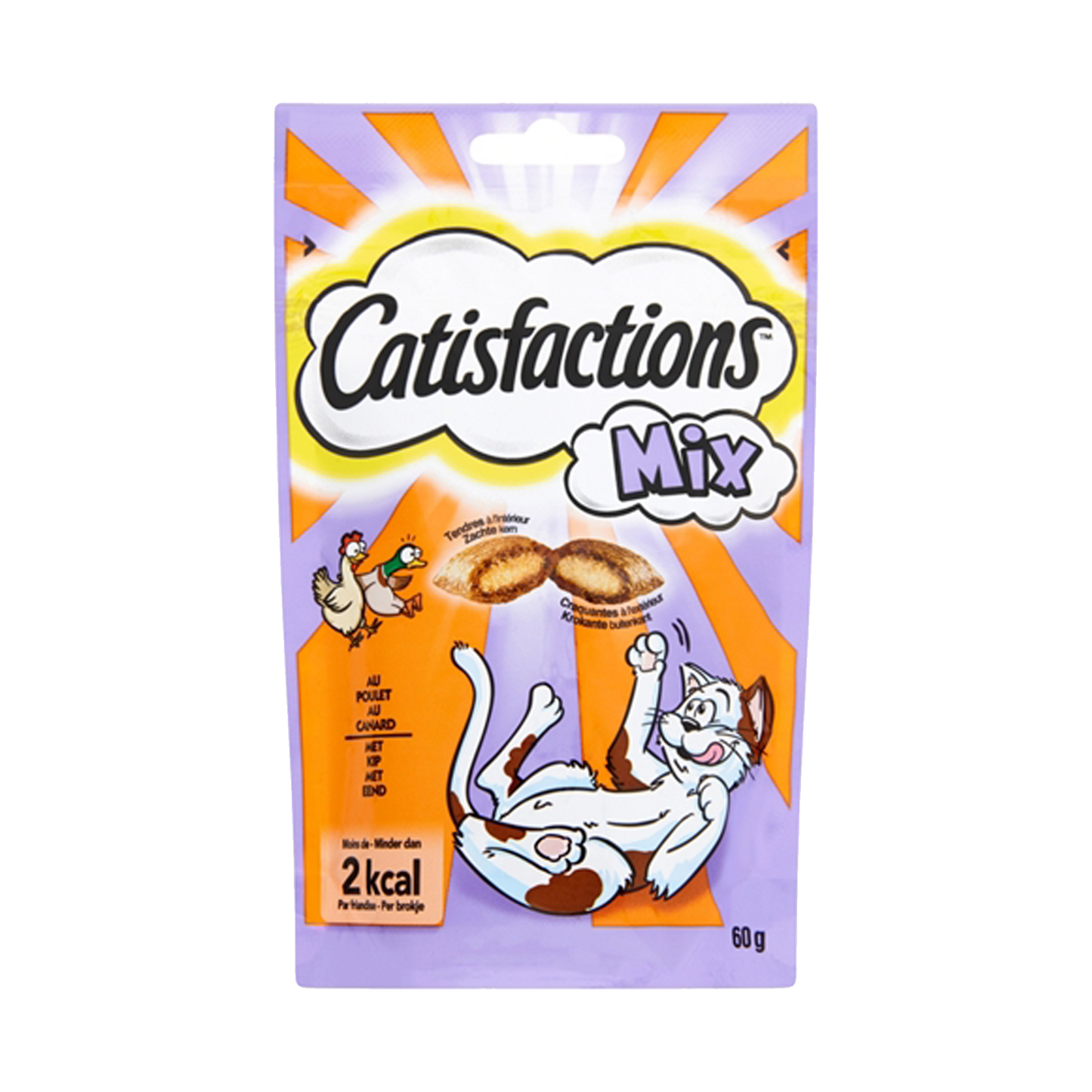 Catisfactions | Kattensnack mix kip/eend