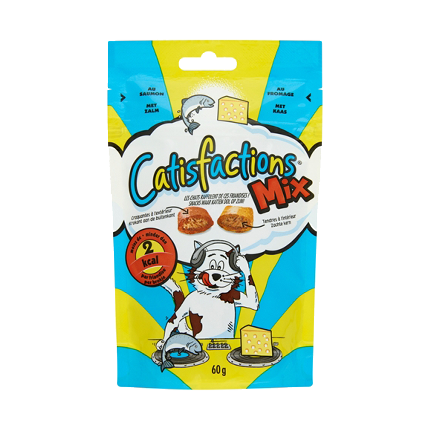 Catisfactions | Kattensnack mix zalm/kaas