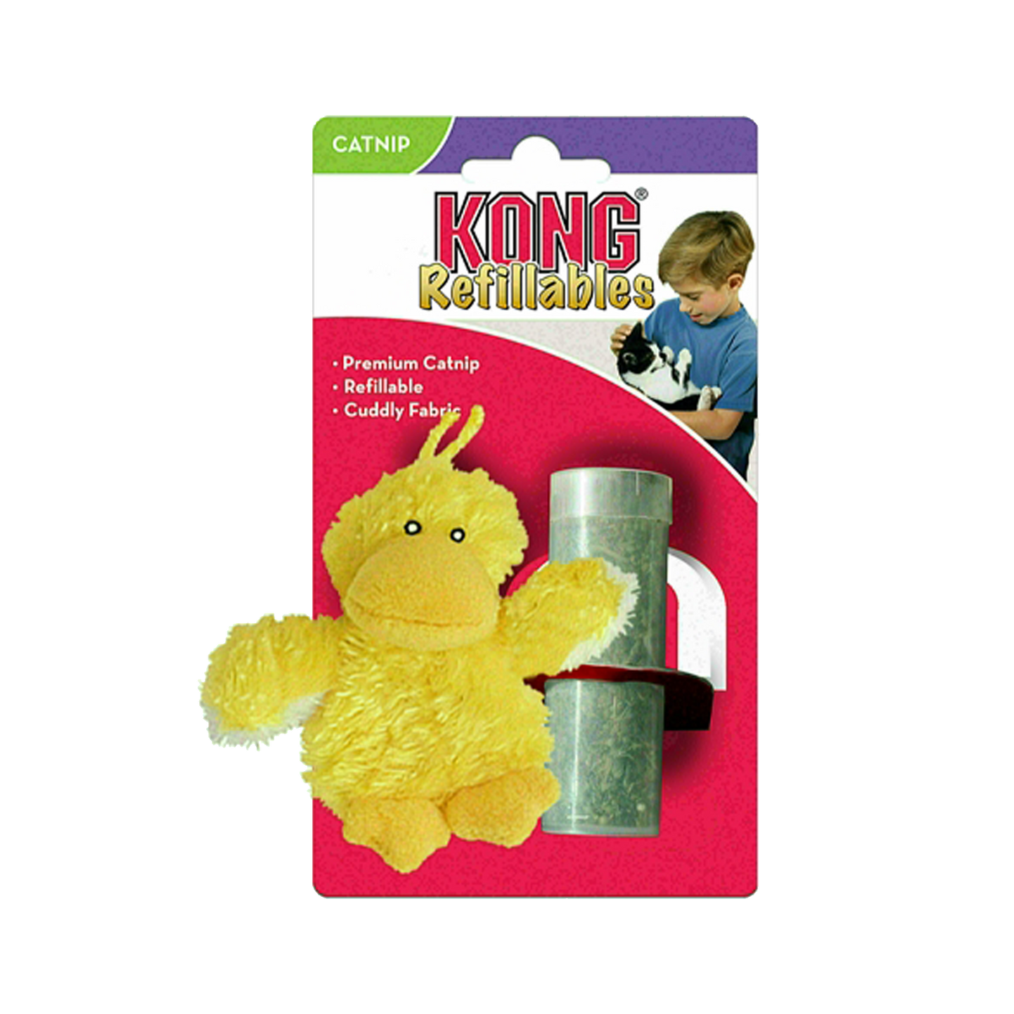 Kong | Pluche eend met catnip