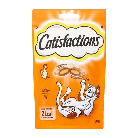 Catisfactions | Kattensnack kip 60 gr