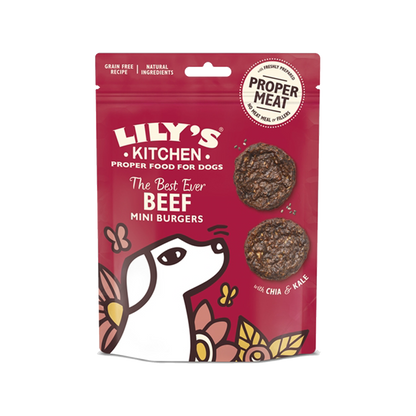 Lily's Kitchen | Dog treats beef mini burgers