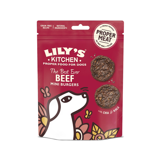 Lily's Kitchen | Dog treats beef mini burgers