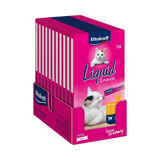 Vitakraft | Voordeelverpakking cat liquid snack kip