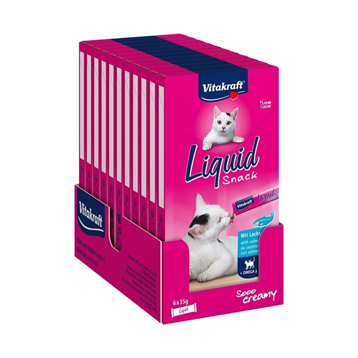 Vitakraft | Voordeelverpakking cat liquid snack zalm