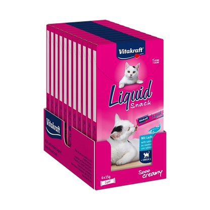 Vitakraft | Voordeelverpakking cat liquid snack zalm